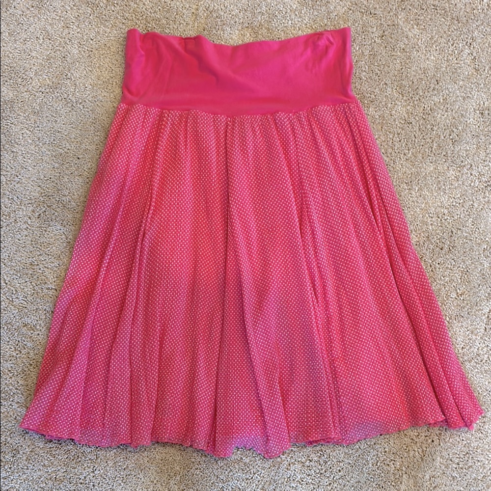 J. Crew Pink Knee-Length A-Line Skirt